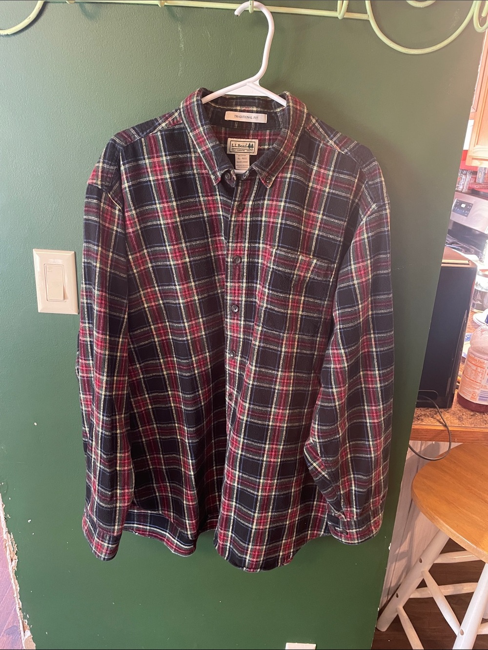Lot Of 3 L.L.Bean Button-Down Shirts 1-Flannel 2-Causal Size XL-Reg - Picture 6 of 8